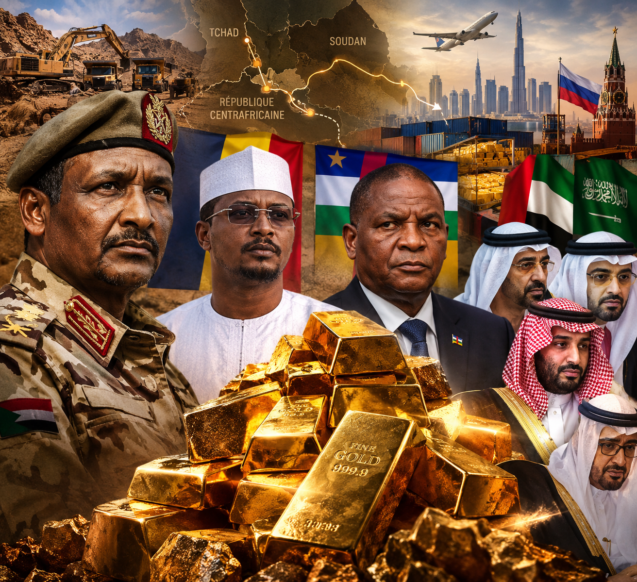 Darfour : le pillage de l’or nourrit la guerre et enrichit les réseaux de Dubaï à Moscou